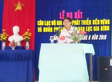 Quảng Điền: Ra mắt Câu lạc bộ Gia đình phát triển bền vững và Nhóm Phòng, chống bạo lực gia đình